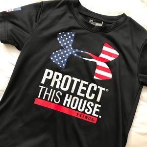 Youth under armor tee
